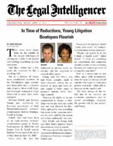 Legal Intelligencer highlights Schaff & Young's success